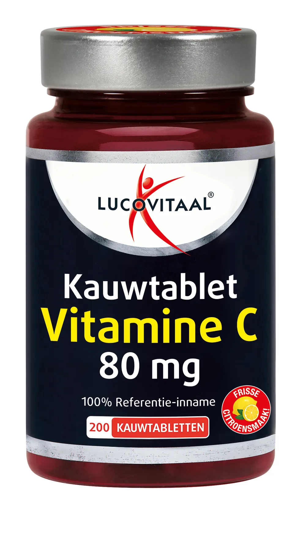 Lucovitaal Vitamine C 80mcg Kauwtablet Citroen (200 tabletten)