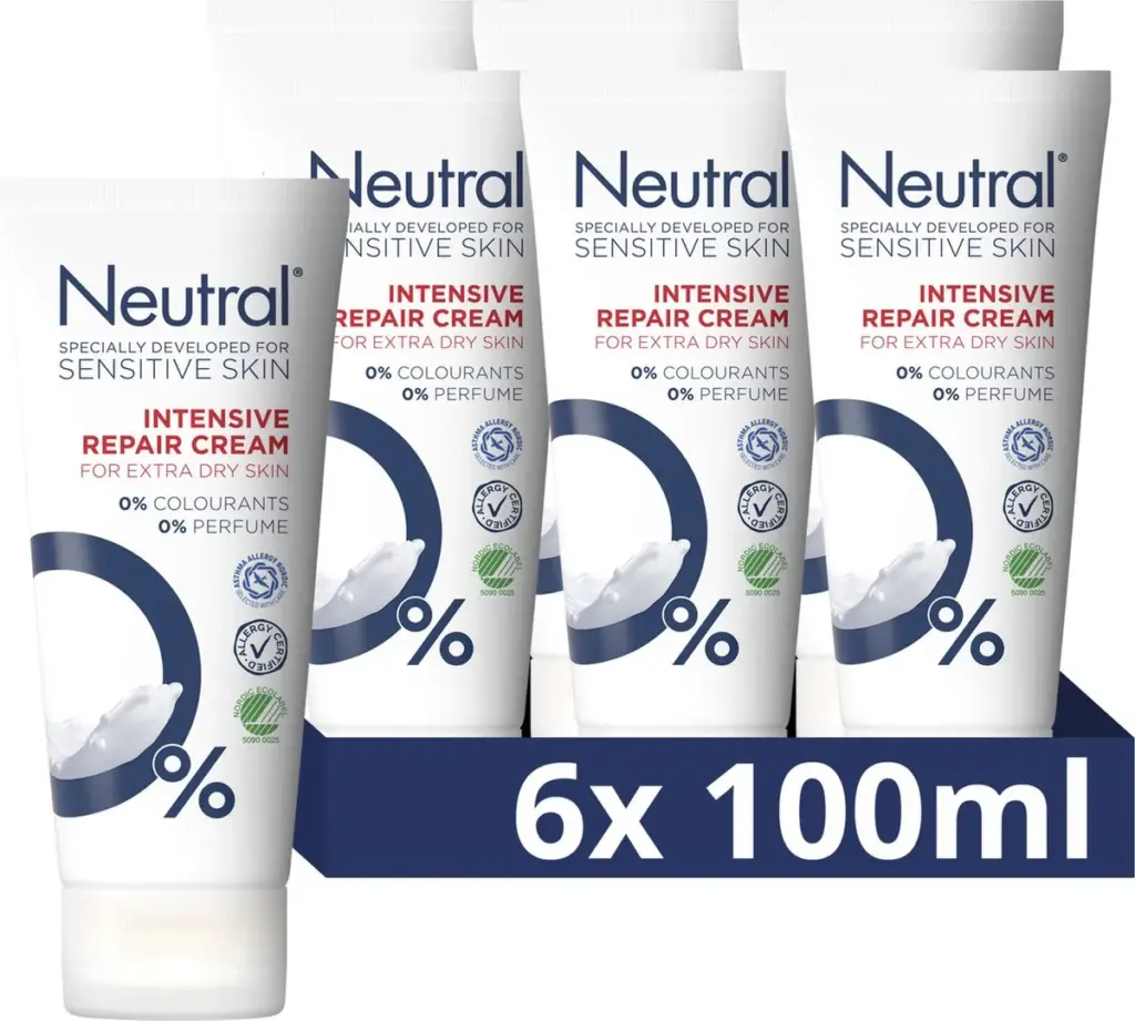 6x Neutral Intensive repair cream 0% (100 ml)