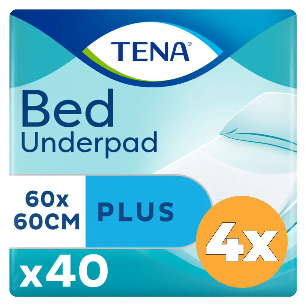 4x Tena Bed plus 60 x 60 (40 stuks)