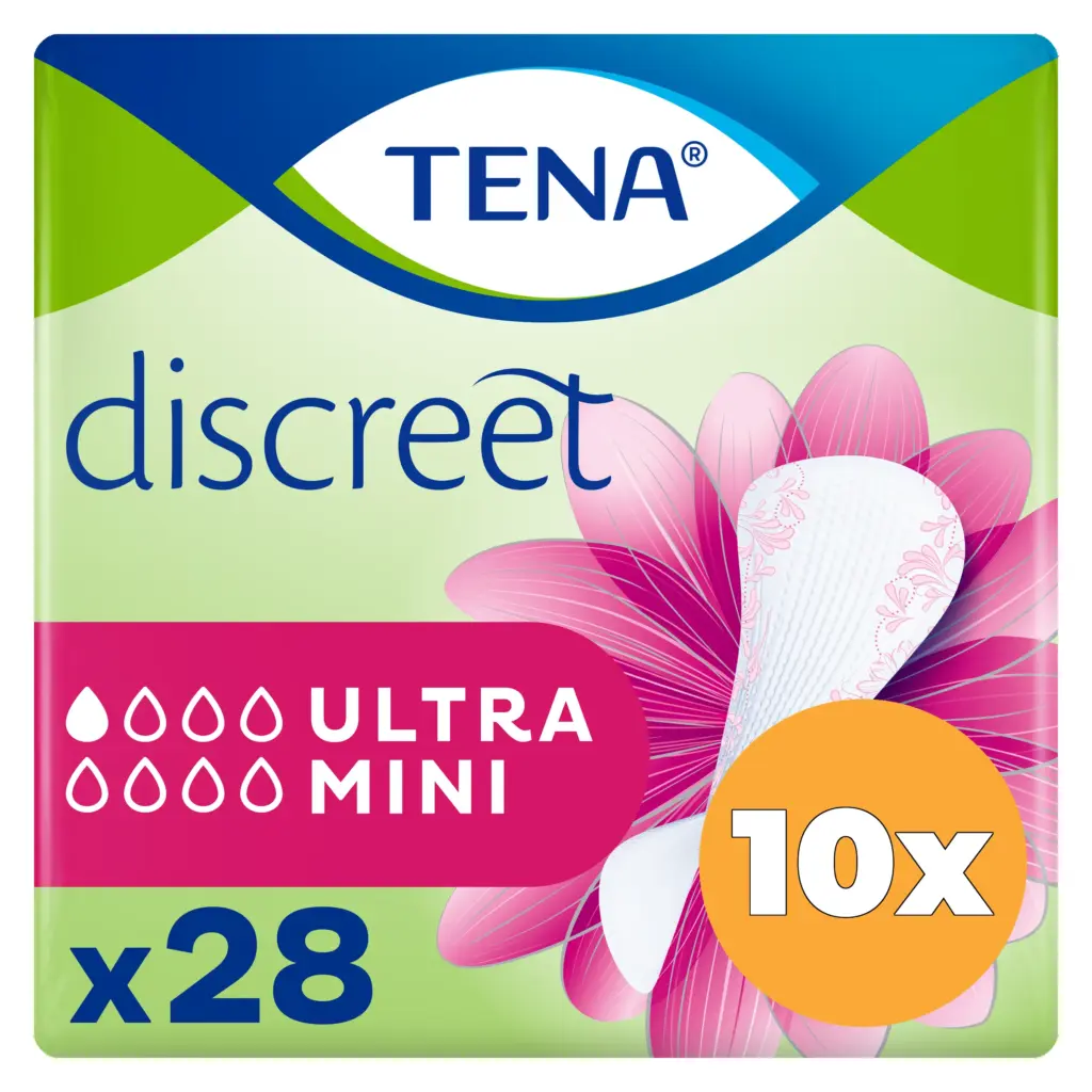 10x Tena Lady ultra mini (28 stuks)