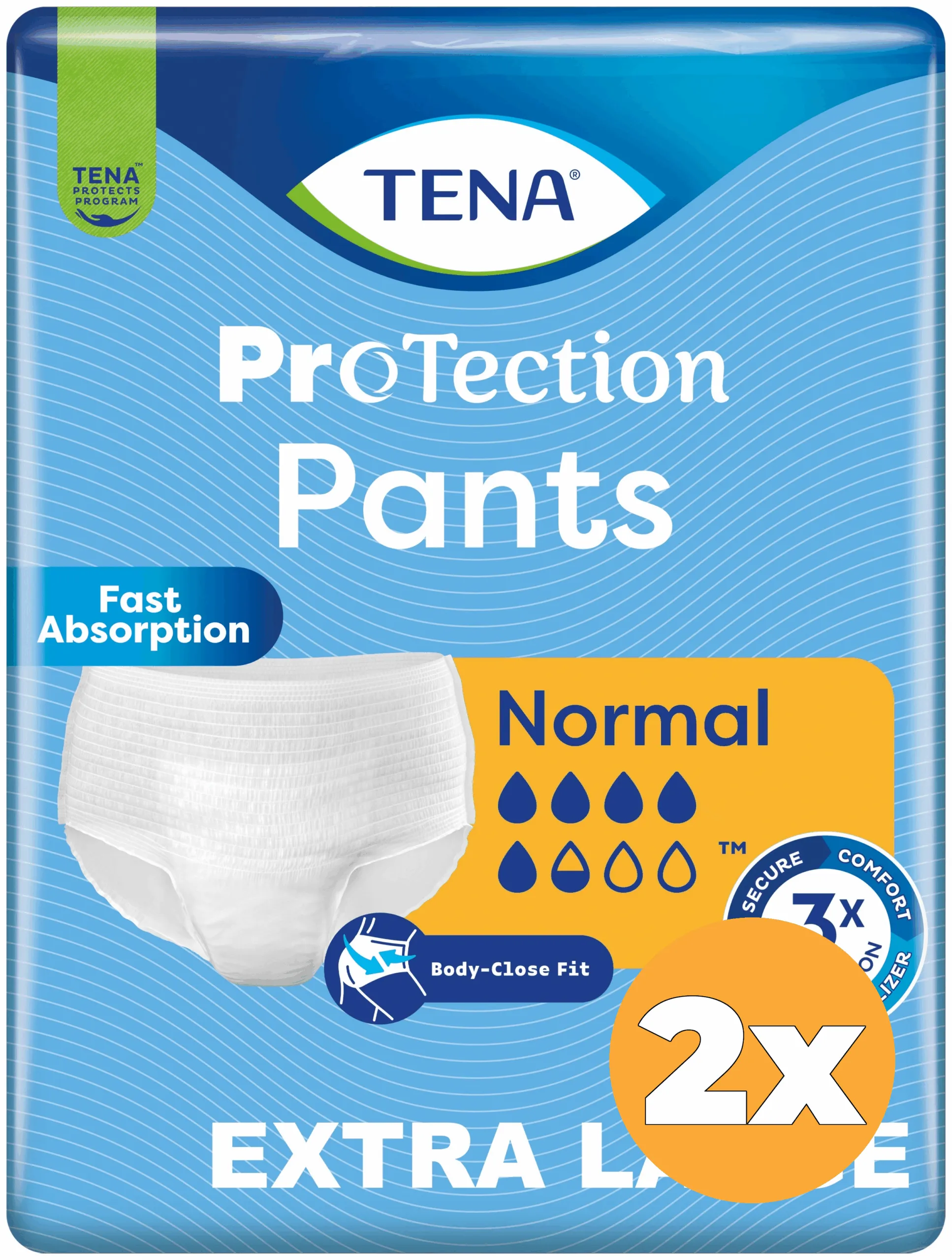 2x Tena Pants Normal ProTection XL (30 stuks)