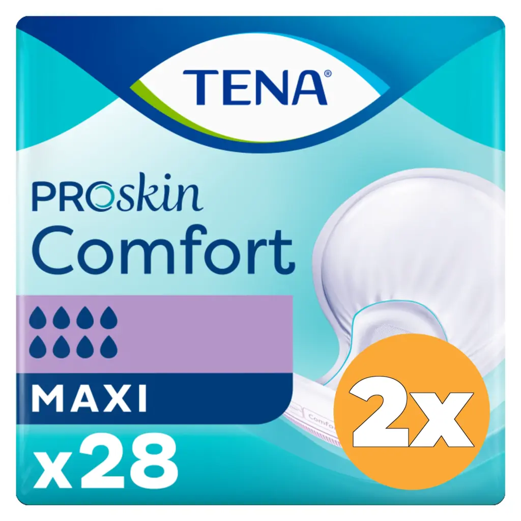 2x Tena Proskin Comfort Maxi (34 stuks)