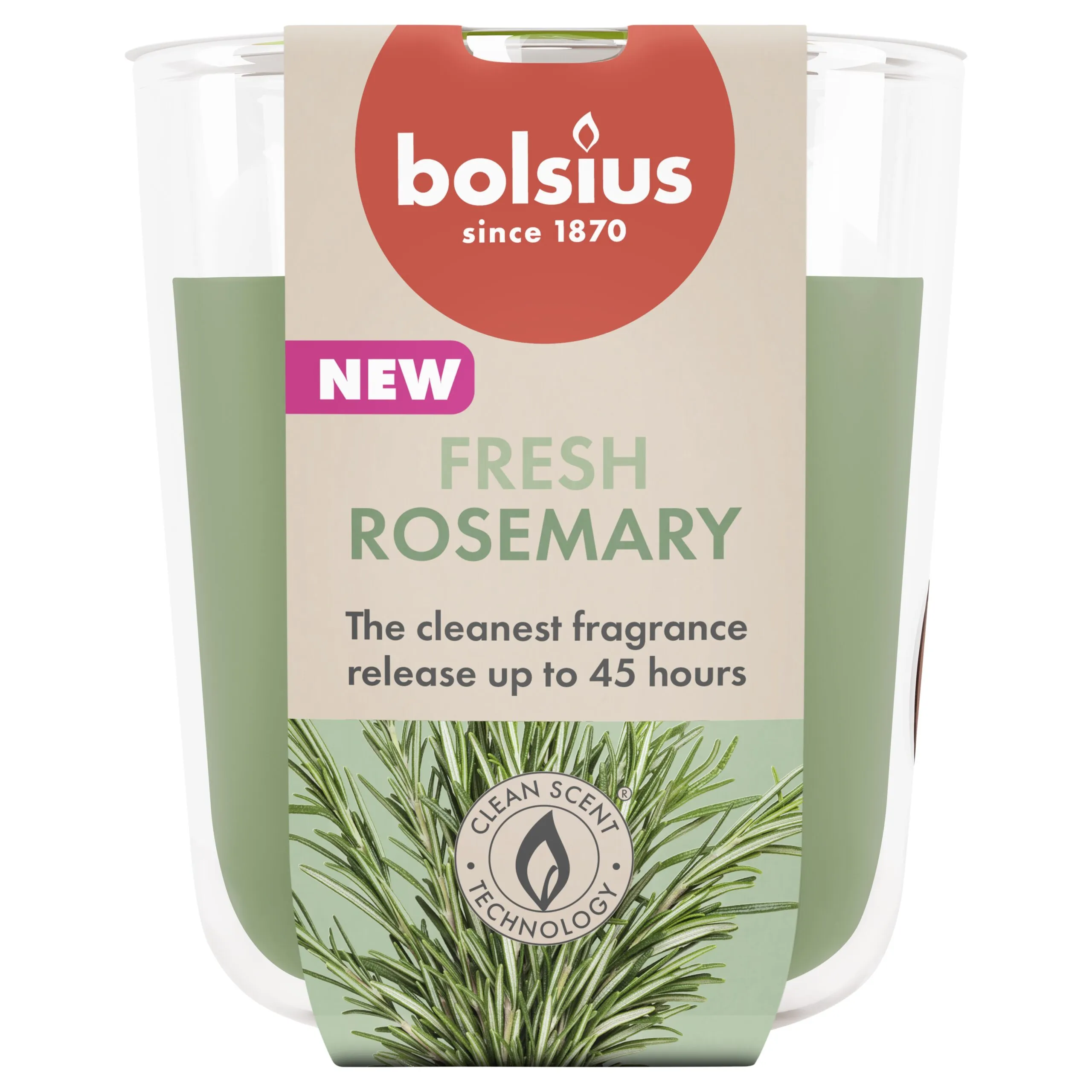 Bolsius Geurglas 97/85 True Scents Rosemary (1 stuk)