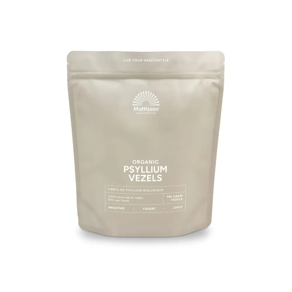 Mattisson Organic Psylliumvezels (750 gr)