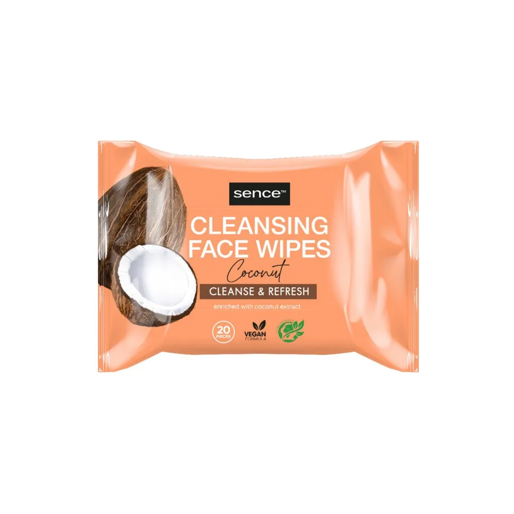Sence Micellar Facial Cleansing Wipes Coconut (20 stuks)