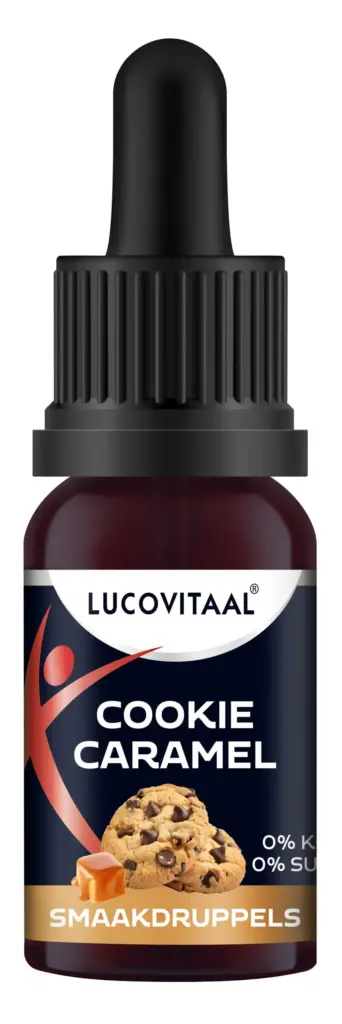 Lucovitaal Smaak Druppels -Cookie Caramel (Vegan) (20 ml)