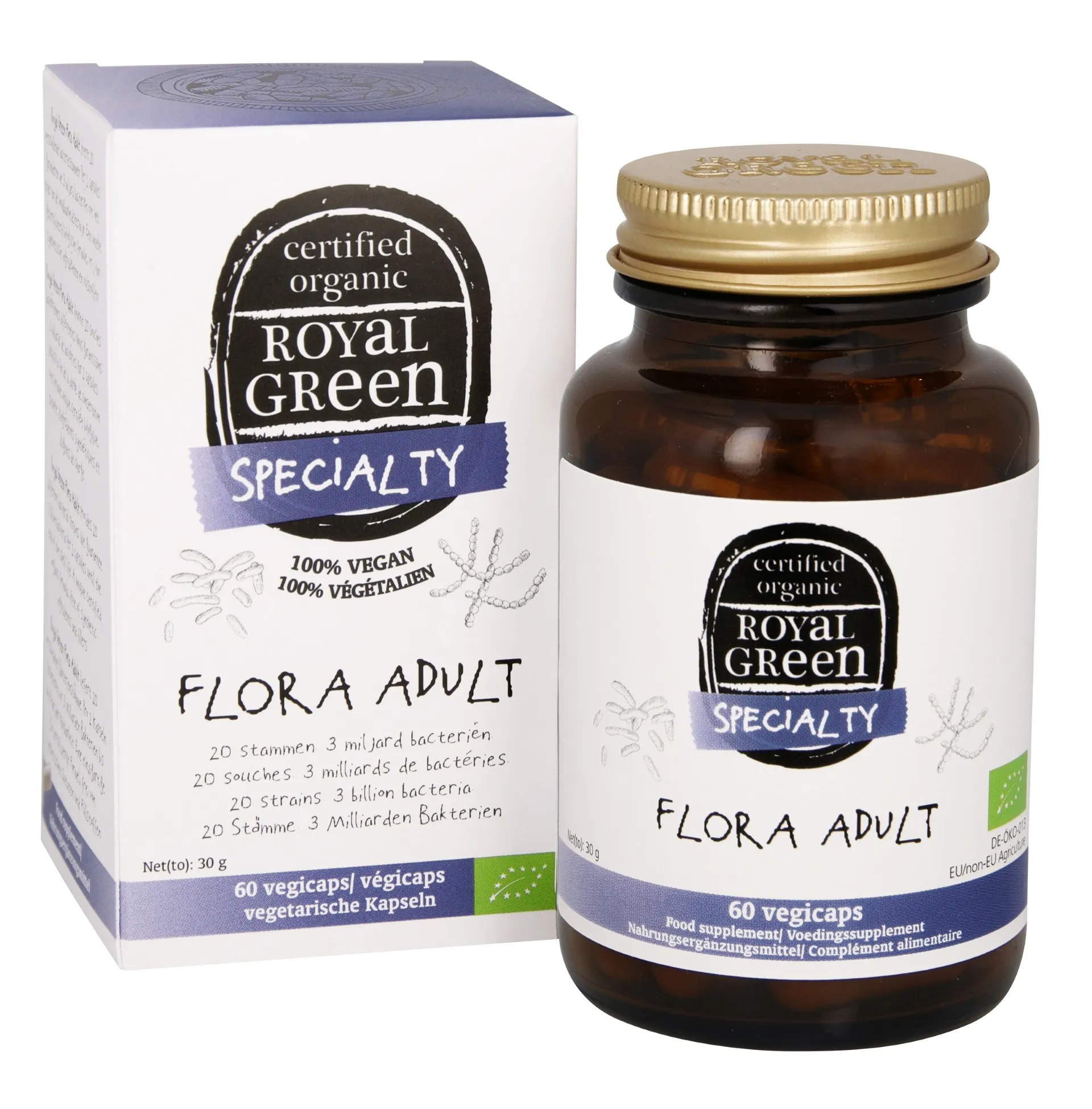 Royal Green Flora Adult Bio (60 vega capsules)