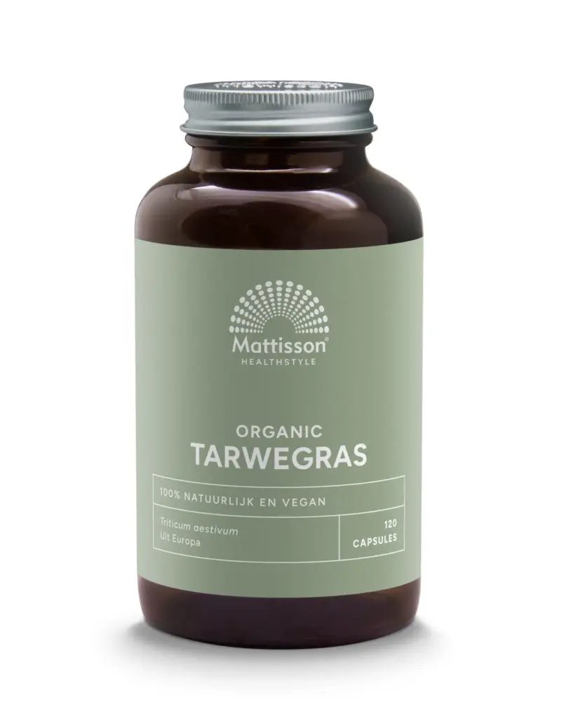 Mattisson Organic Tarwegras 600Mg (120 capsules)