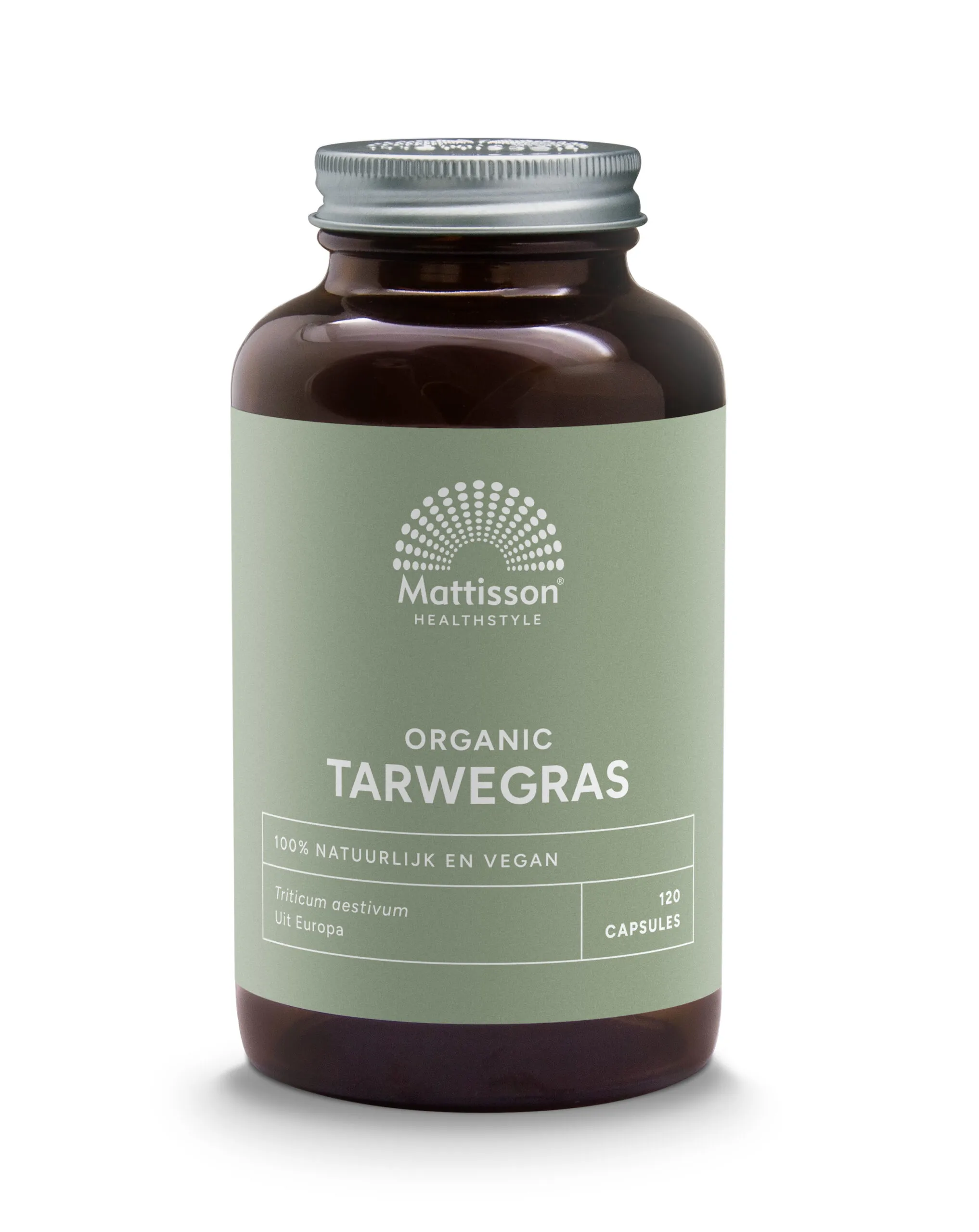 Mattisson Organic Tarwegras 600Mg (120 capsules)