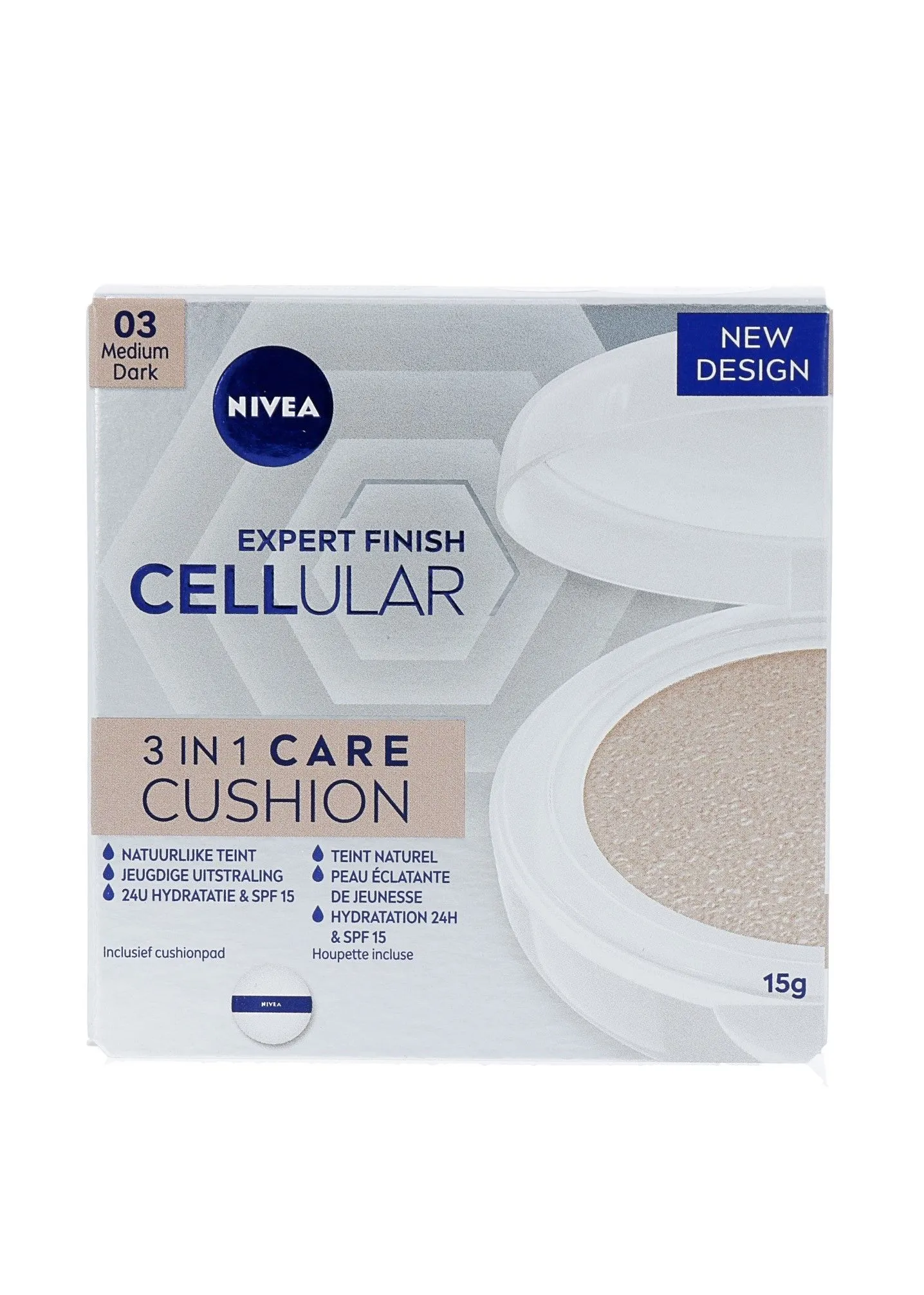 Nivea Hyaluron Cellual Filler 3-in-1 Care Cushion Dark (15 ml)