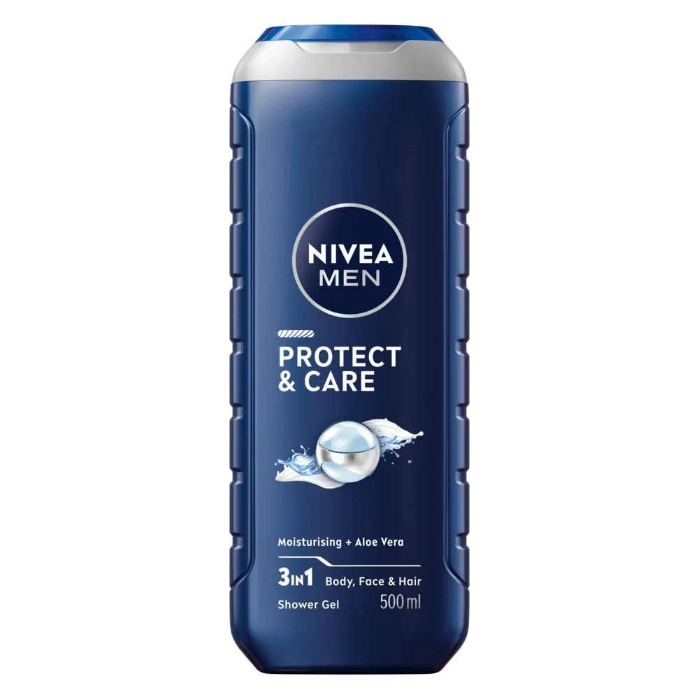 Nivea Men Protect & Care 3‑in‑1 Douchegel (500 ml)