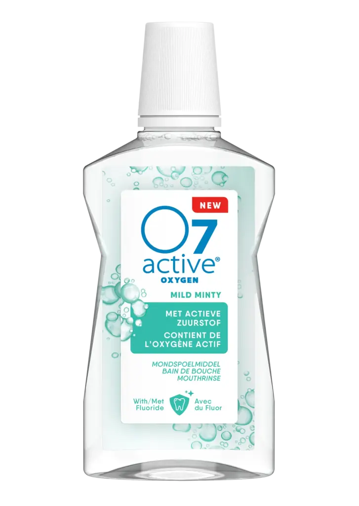 O7 Active Mondspoeling Mild Minty (500 ml)