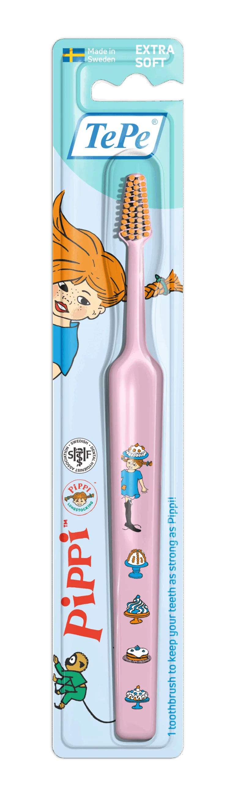 TePe Tandenborstel Pippi Extra Soft (1 stuk)