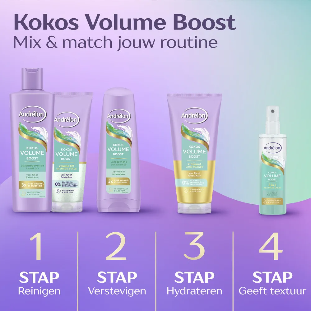 Andrelon Shampoo Volume Boost (250 ml) - image 3