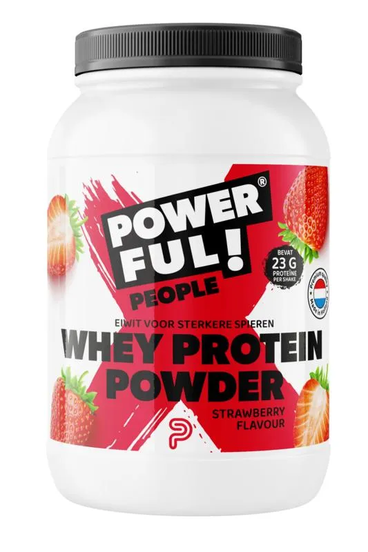 Powerful People Whey Protein Powder Strawberry (400 gr)
