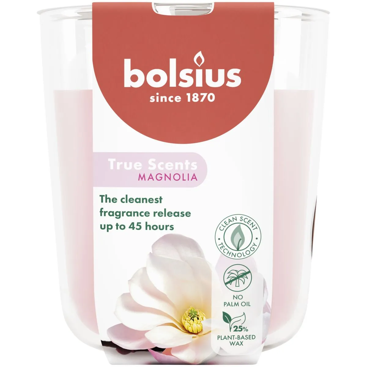 Bolsius Geurglas 97/85 True Scents Magnolia (1 stuk)