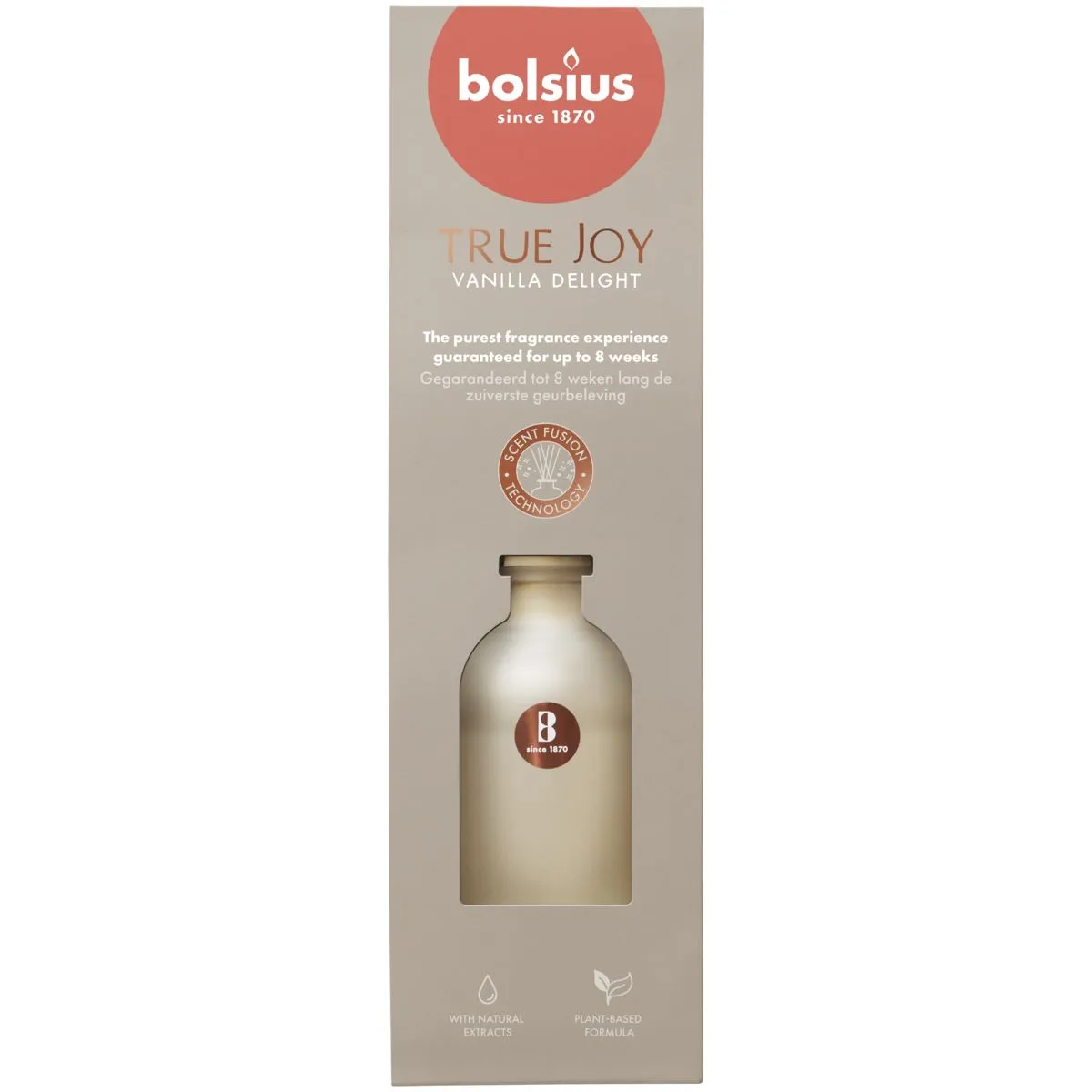 Bolsius Geurverspreider 80 Ml True Joy Vanilla Delight (1 stuk)