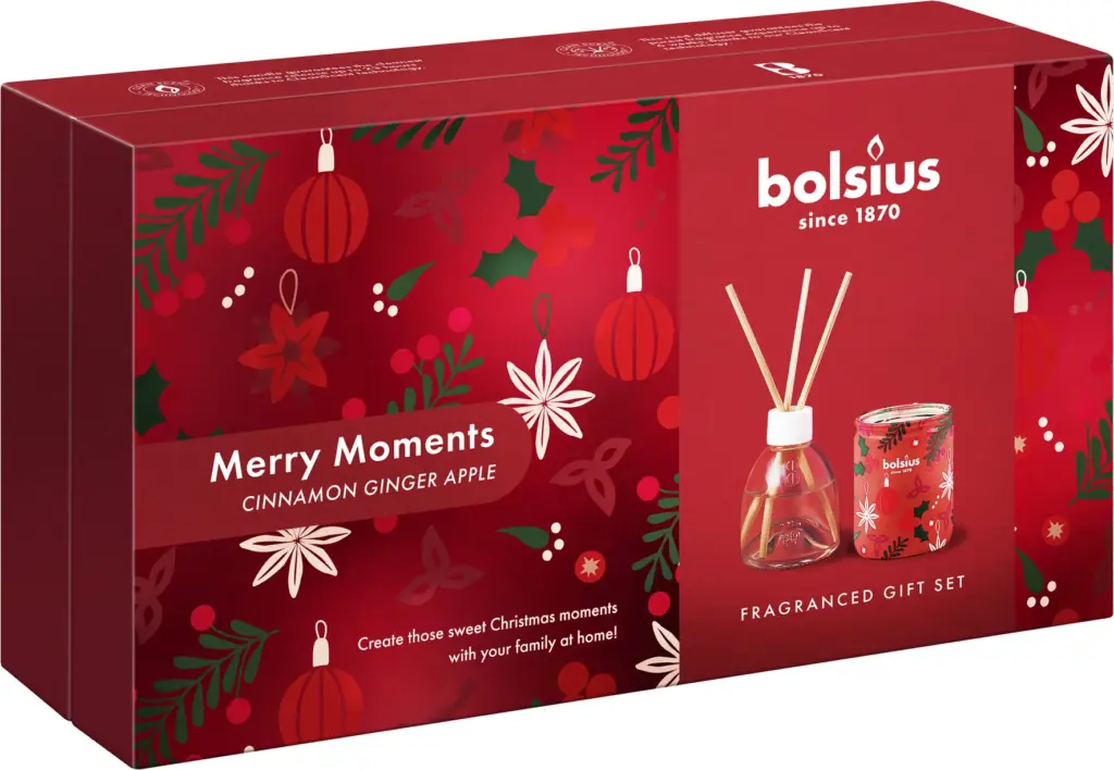 Bolsius Giftset True Glow Merry Moments (1 stuk)