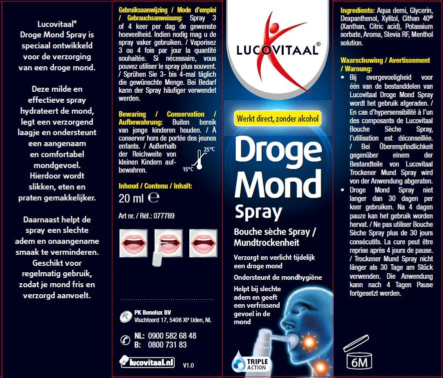 Lucovitaal Droge Mond Spray (20 ml)