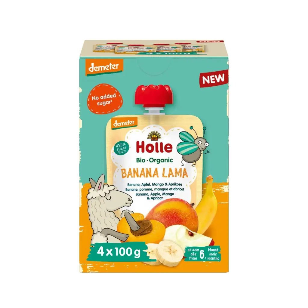 Holle Knijpruit Banana Lama Multipack (4 stuks)