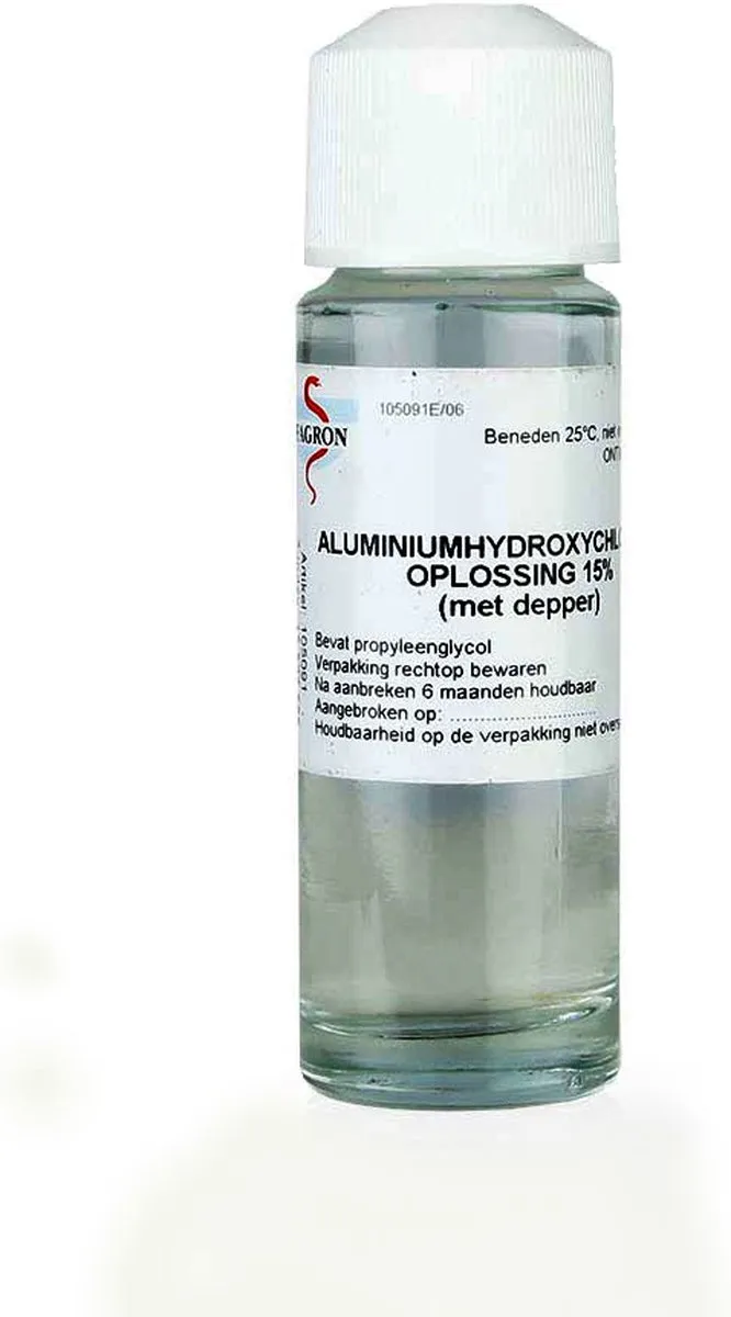 Fagron Aluminiumhydroxychloride Oplossing 15% Met Depper (30 ml)