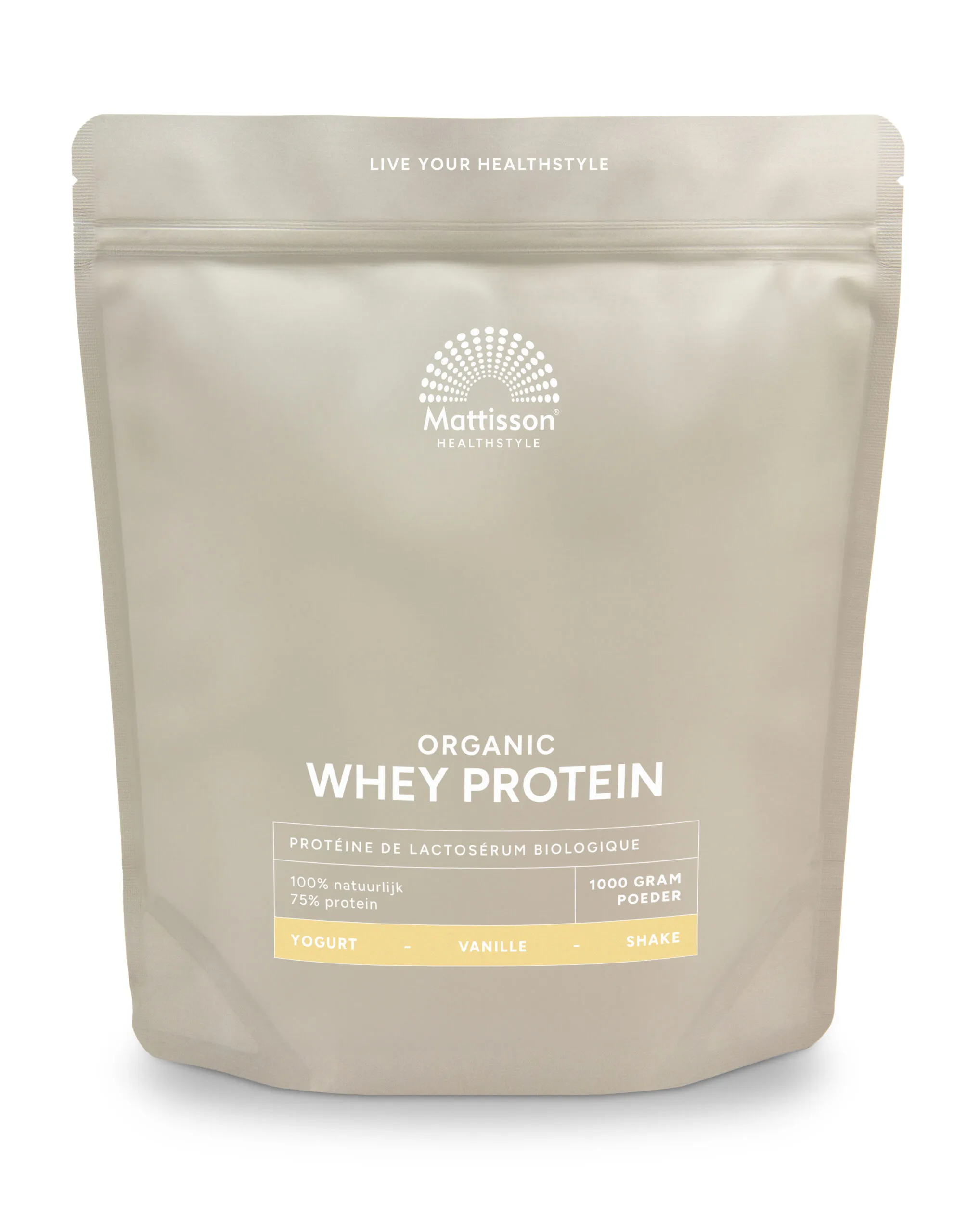 Mattisson Whey Proteïne Poeder Vanille  75% (1000 gr)