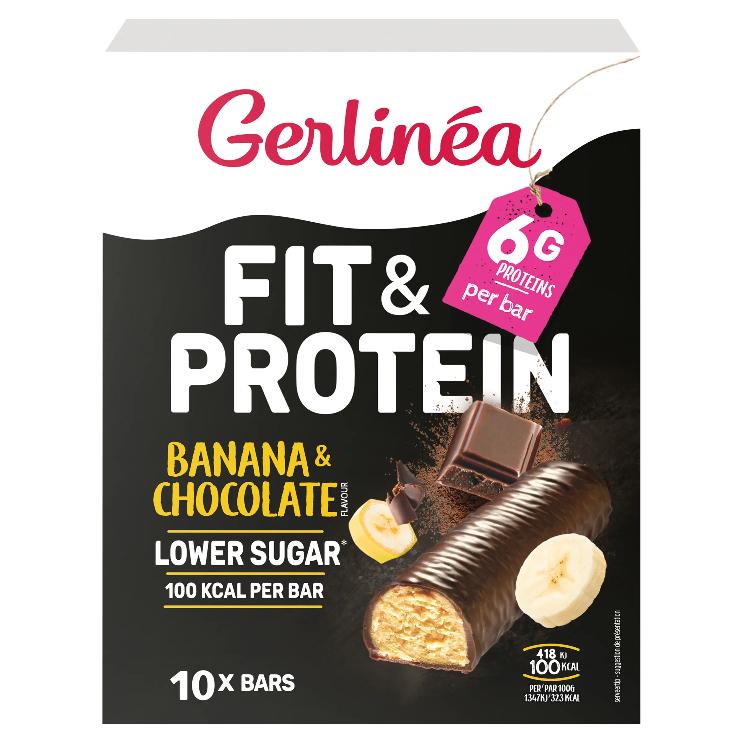 Gerlinéa Repen Banaan & Chocolade (10 stuks)