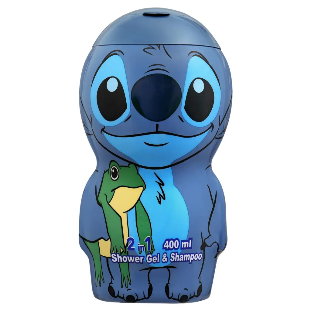 Disney Stitch 2D Figure Shower Gel & Shampoo (400 ml)