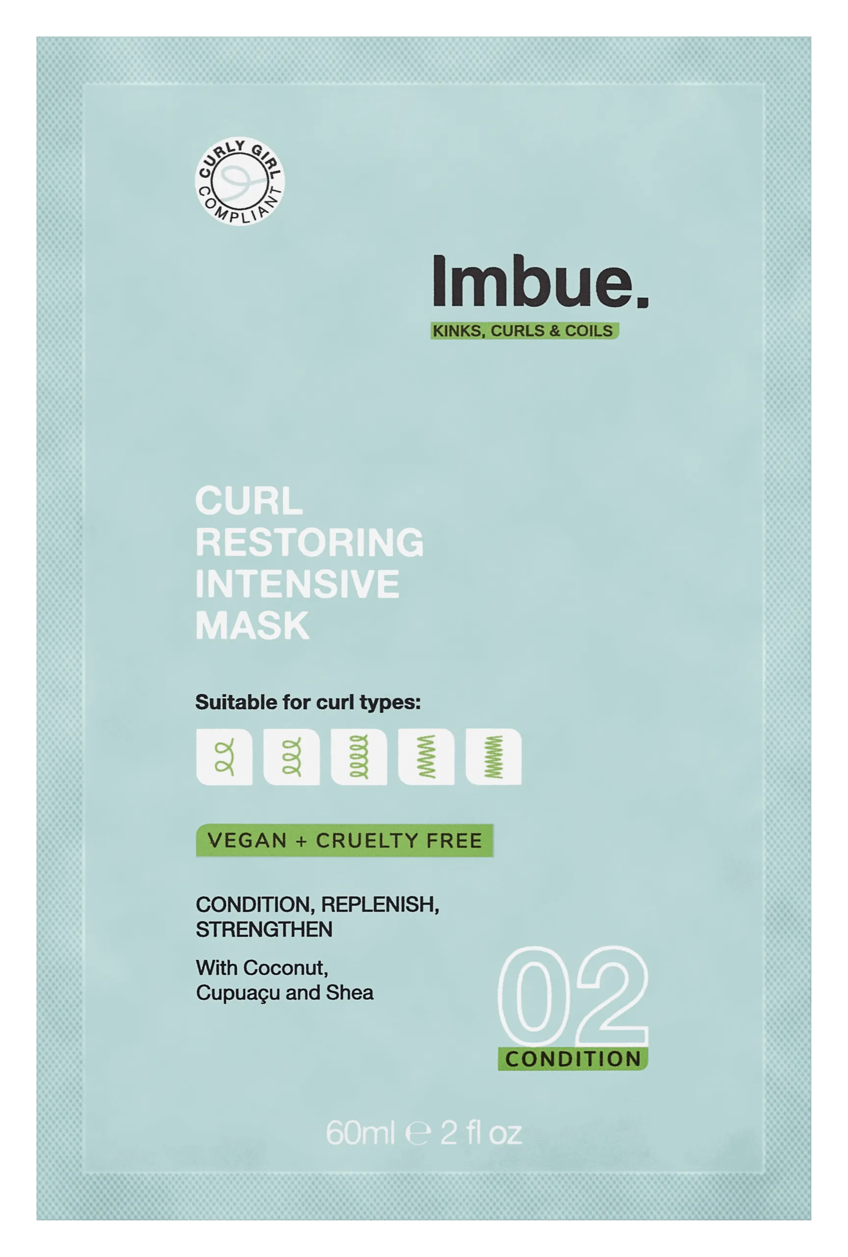 Imbue Imbue Curl Restoring Intensive Mask Sachet (60 ml)