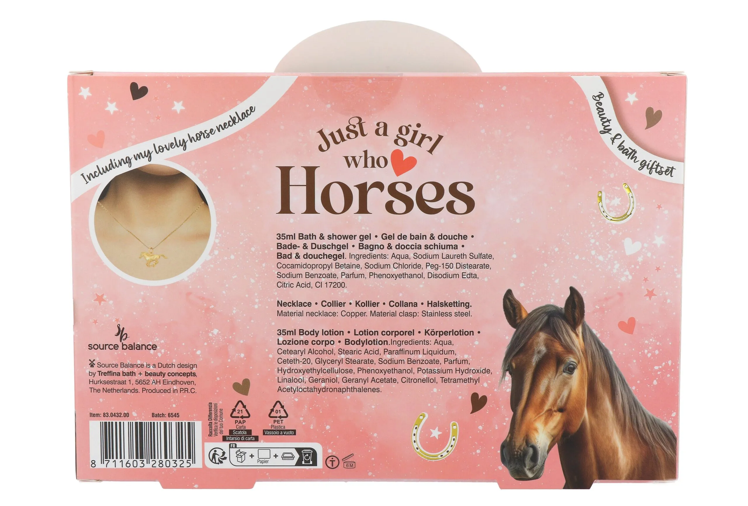 Love Horses Love Horses Badgeschenkset (1 set)