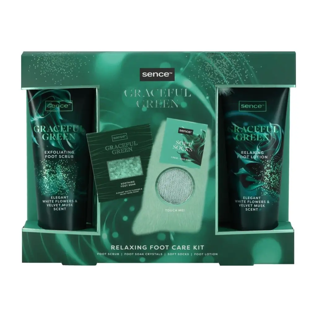 Sence Collection Night Luxe Graceful Green Foot Giftset (1 set)