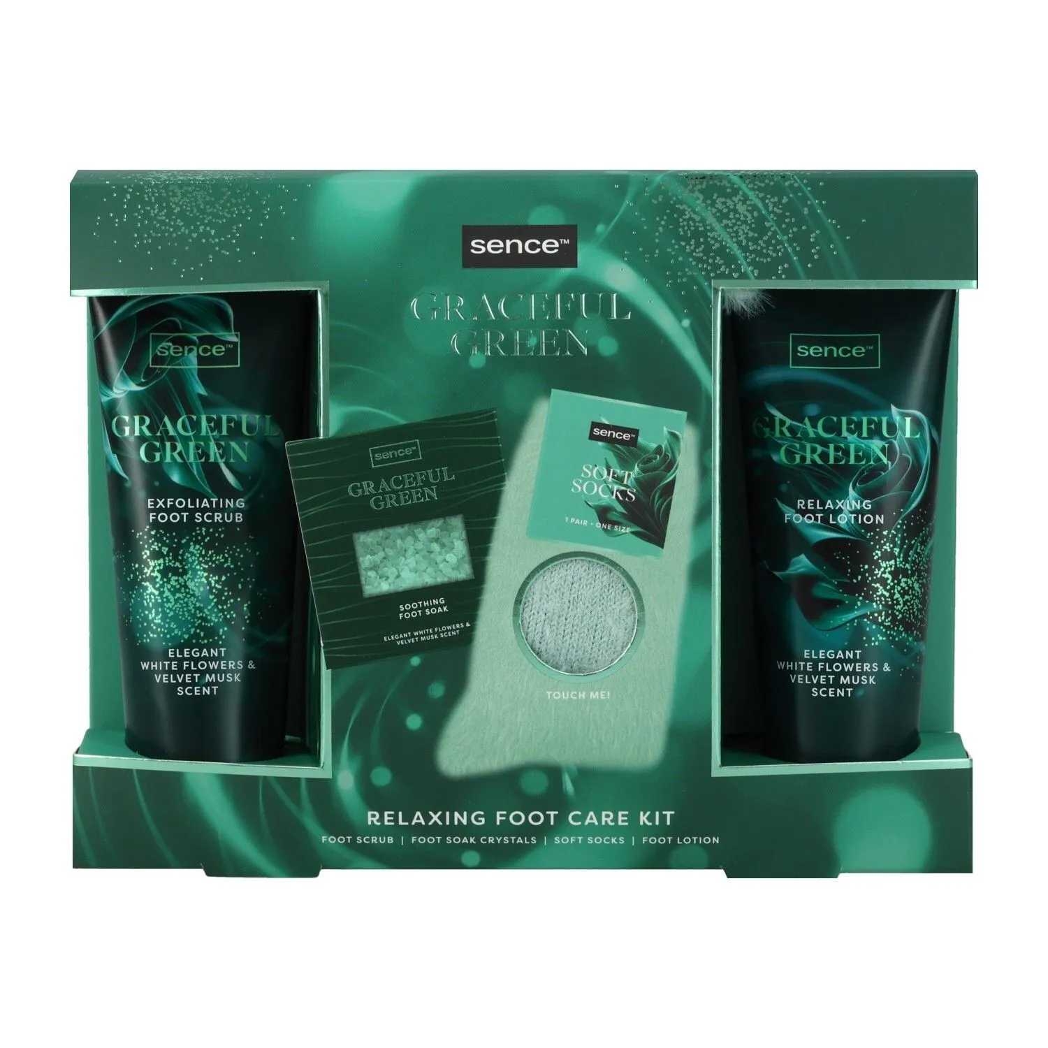 Sence Collection Night Luxe Graceful Green Foot Giftset (1 set)