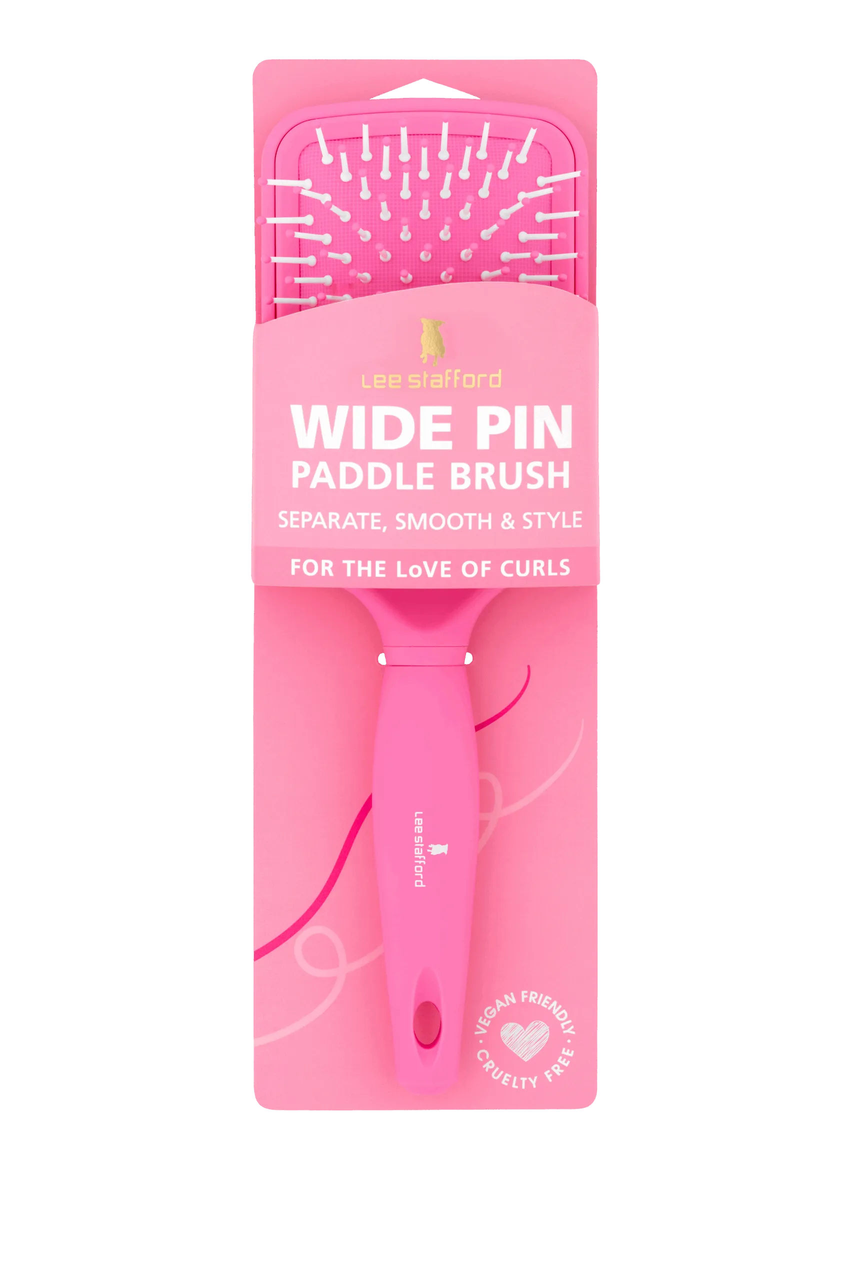 Lee Stafford For the Love of Curls Wide Pin Paddle Brush (1 stuk)