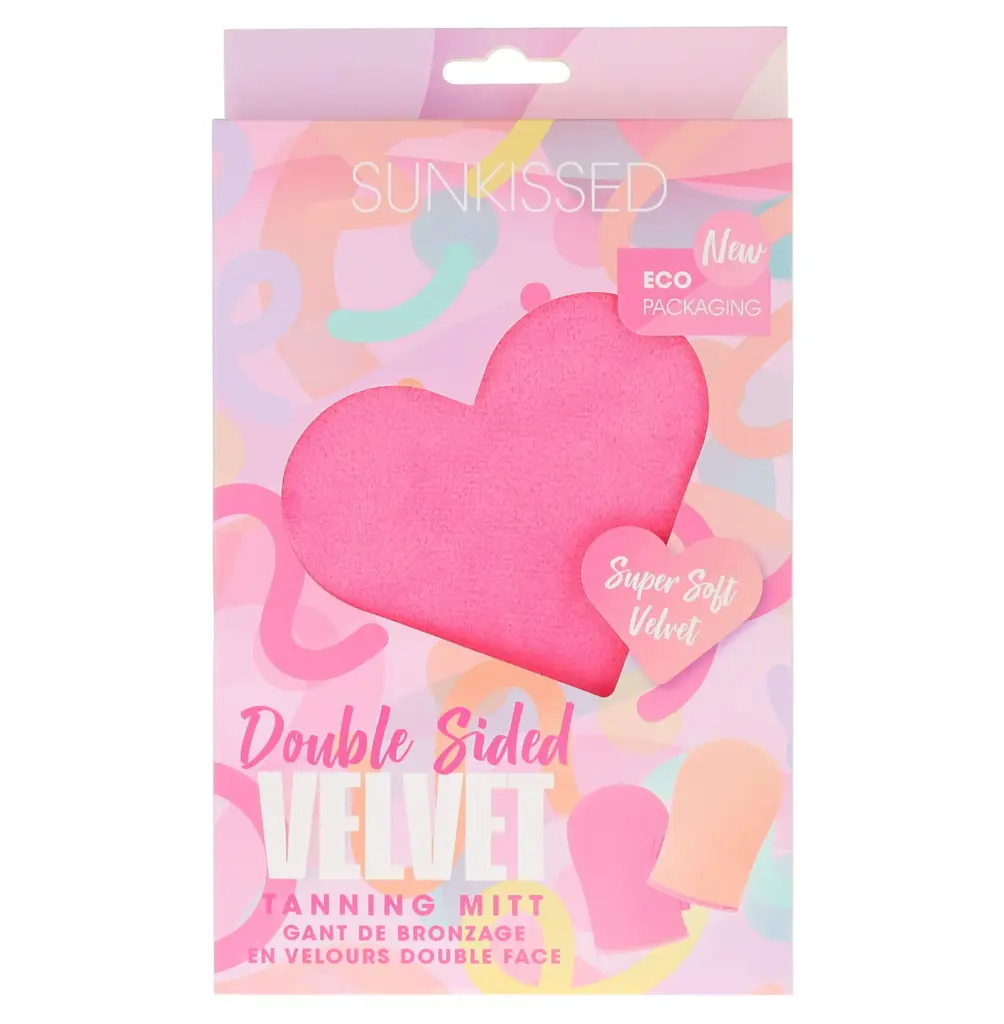 Sunkissed Double Sided Velvet Tanning Mitt (1 stuk)