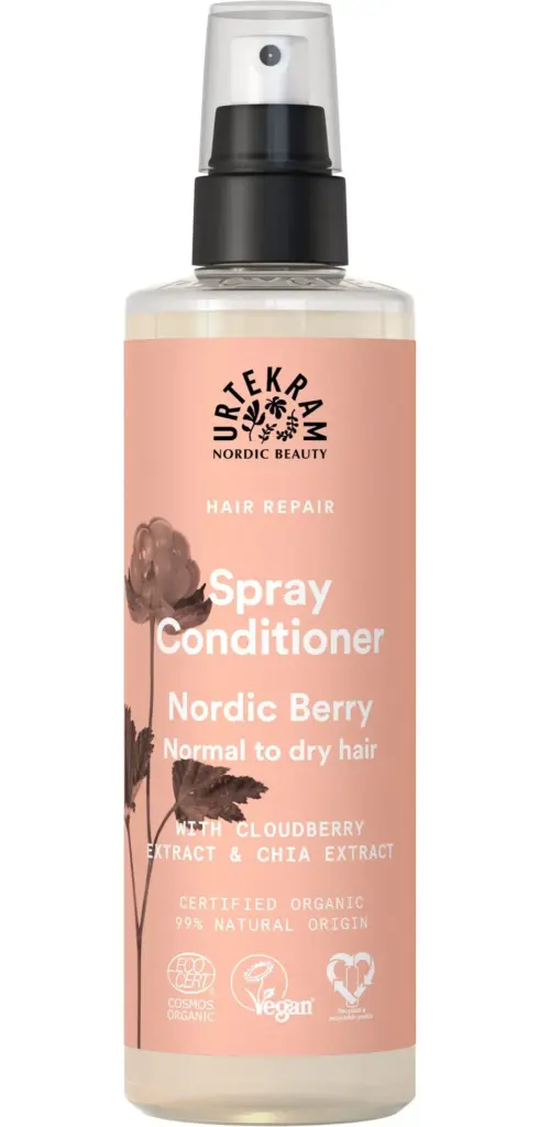 Urtekram Nordic Berry Spray Conditioner Voor Normaal/Droog Haar (250 ml)