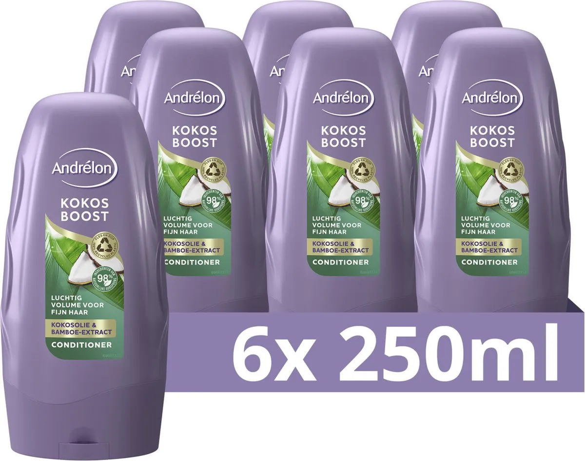 6x Andrelon Special Conditioner Kokos Boost (250 ml)