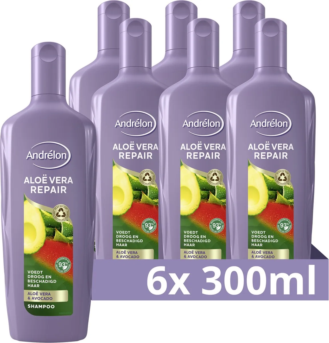 6x Andrelon Special Shampoo Aloe Repair (300 ml)