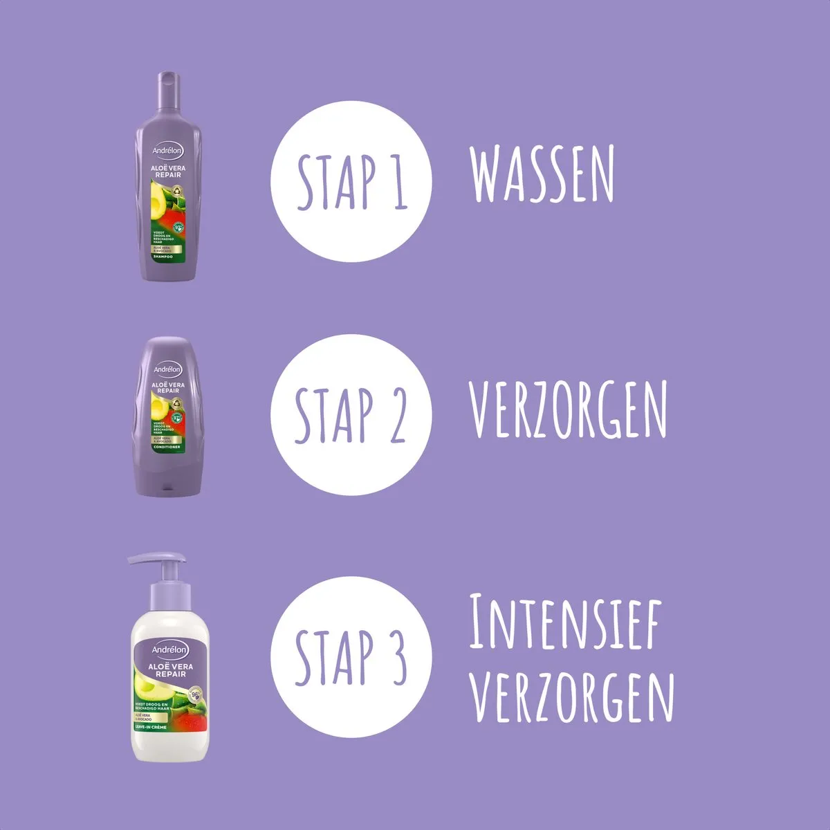 6x Andrelon Special Shampoo Aloe Repair (300 ml)