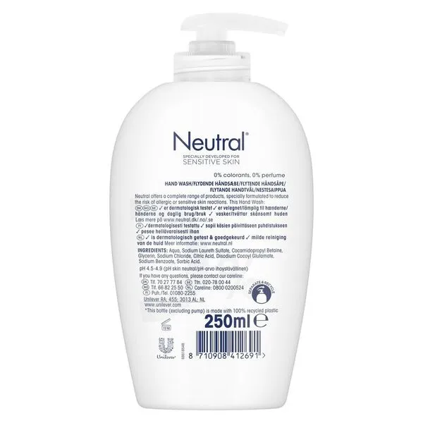 Neutral Handwash Sensitive Skin (250 ml)