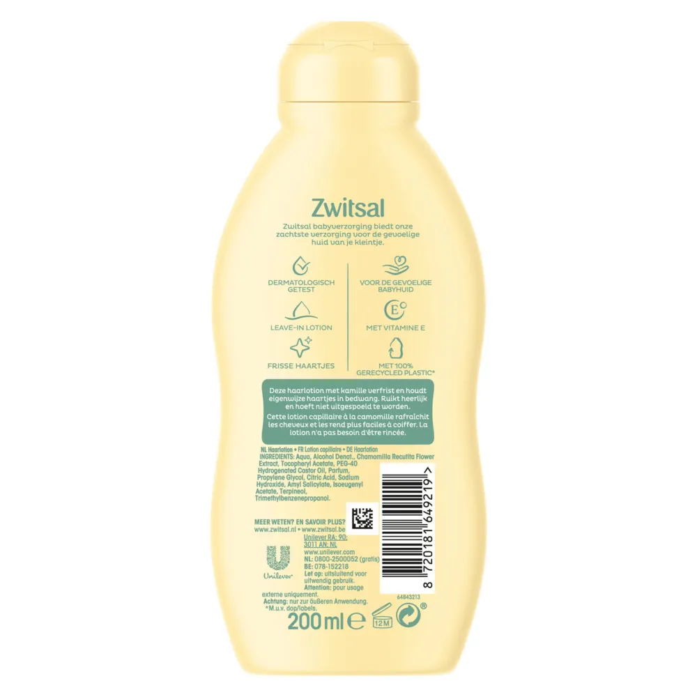 Zwitsal Haarlotion Goedemorgen (200 ml)