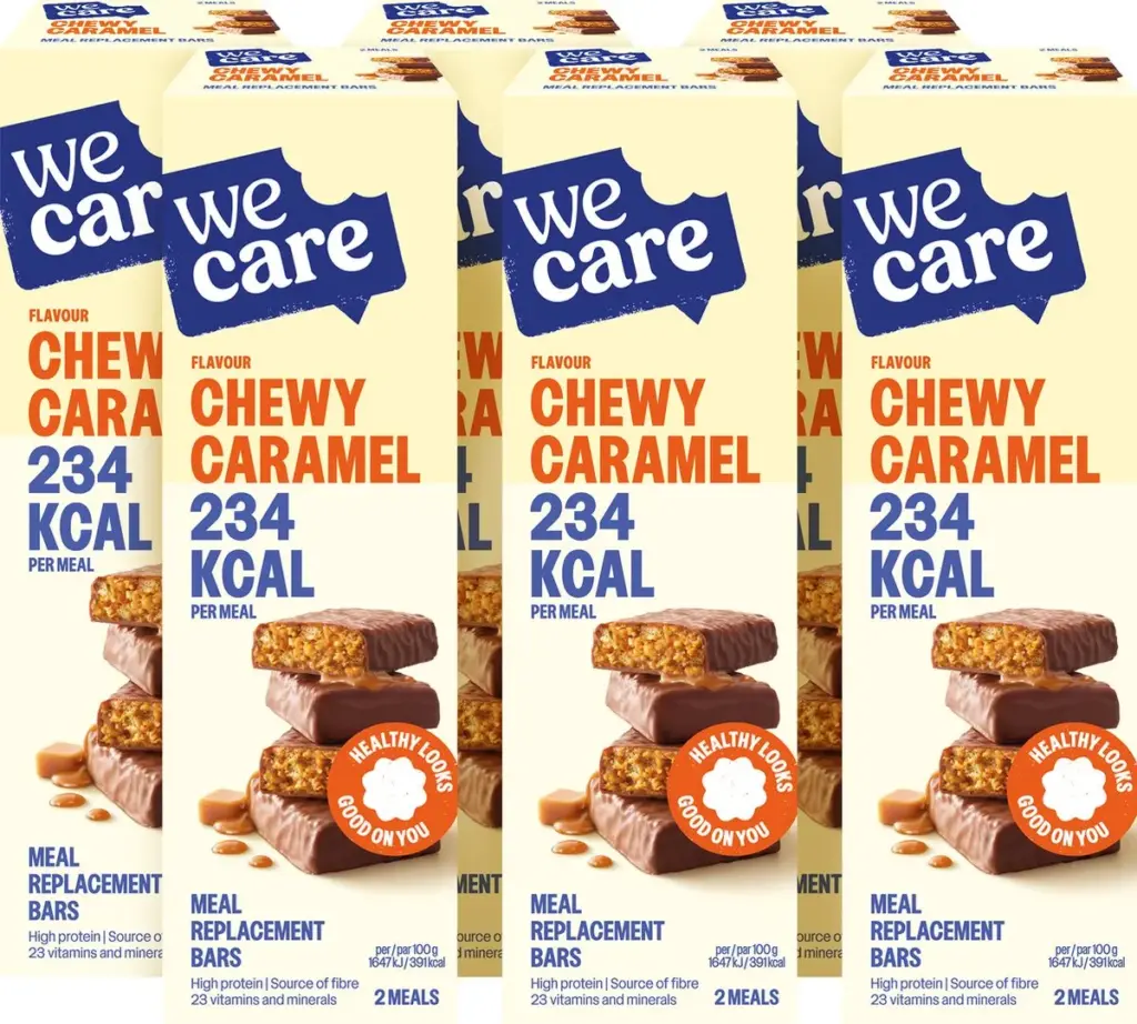 6x WeCare Bars Chewy Caramel (116 gr)