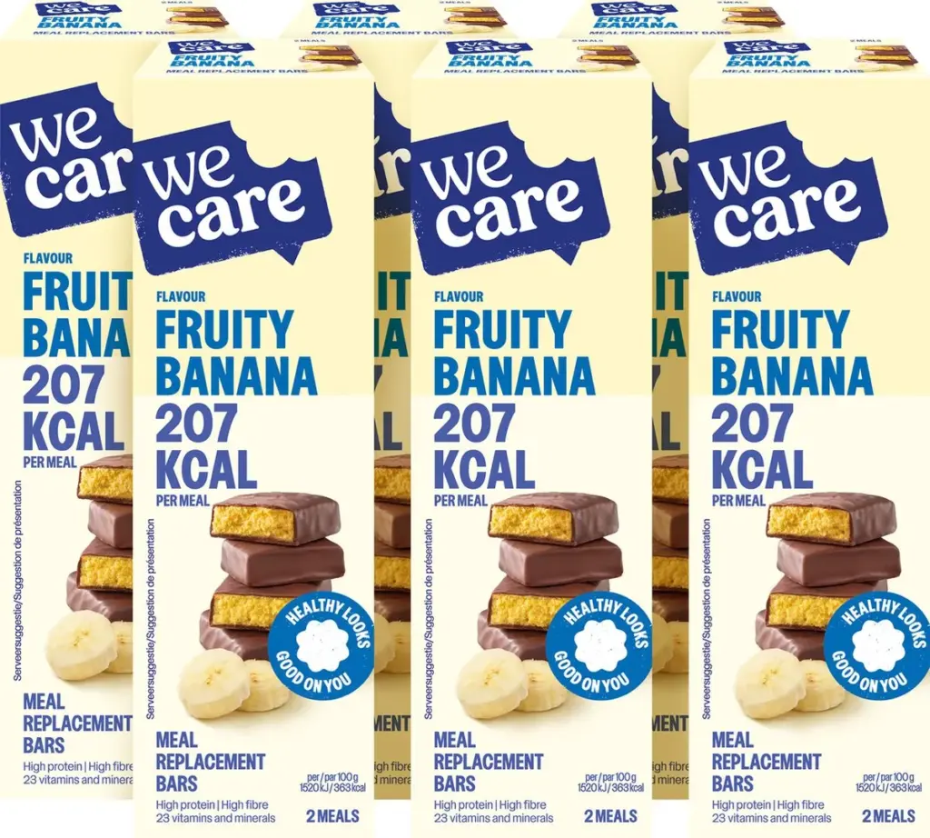 6x WeCare Bars Fruity Banana (116 gr)