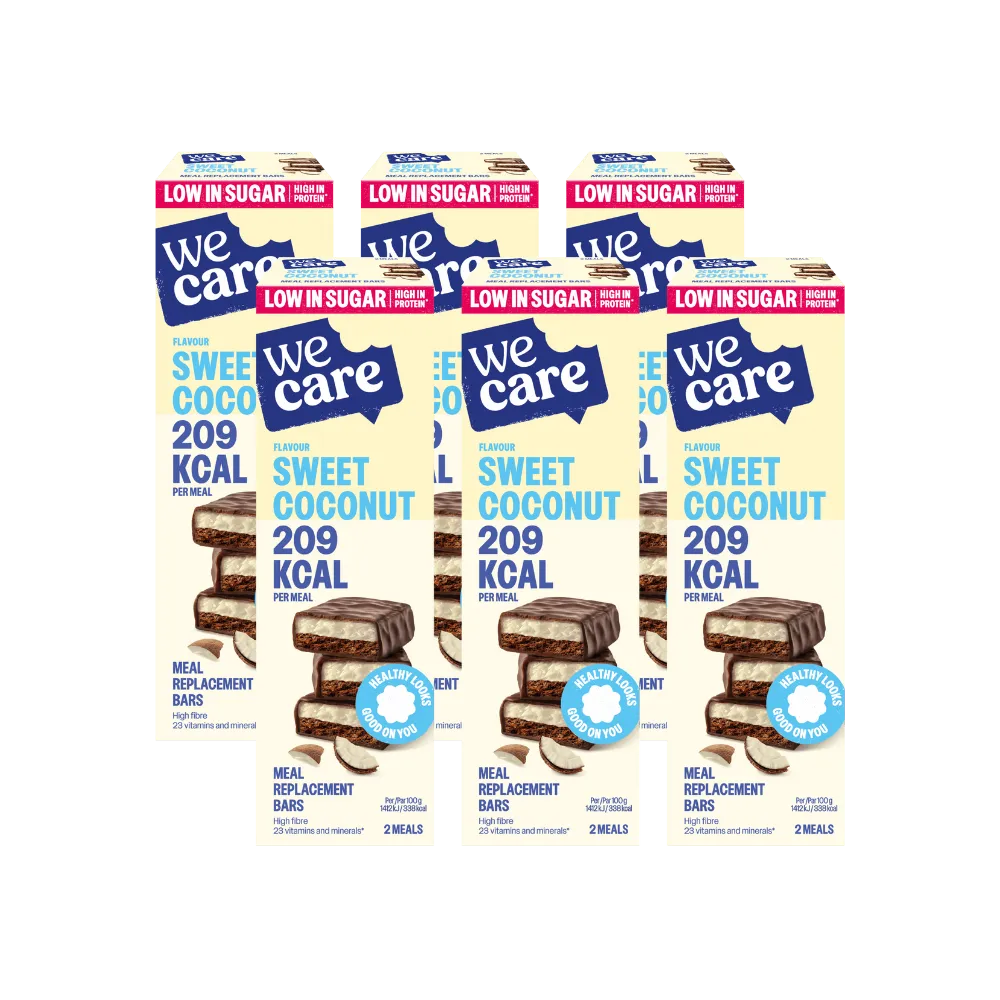 6x WeCare Bars Sweet Coconut (2 stuks)