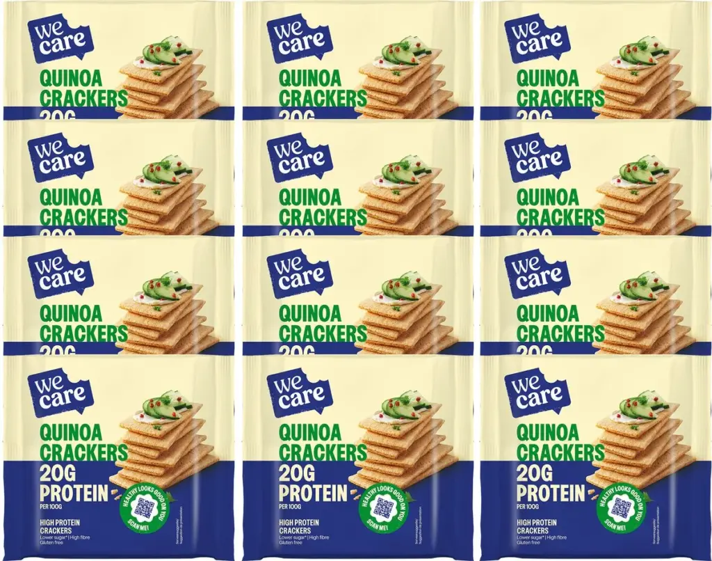 12x WeCare Quinoa Crackers (100 gr)