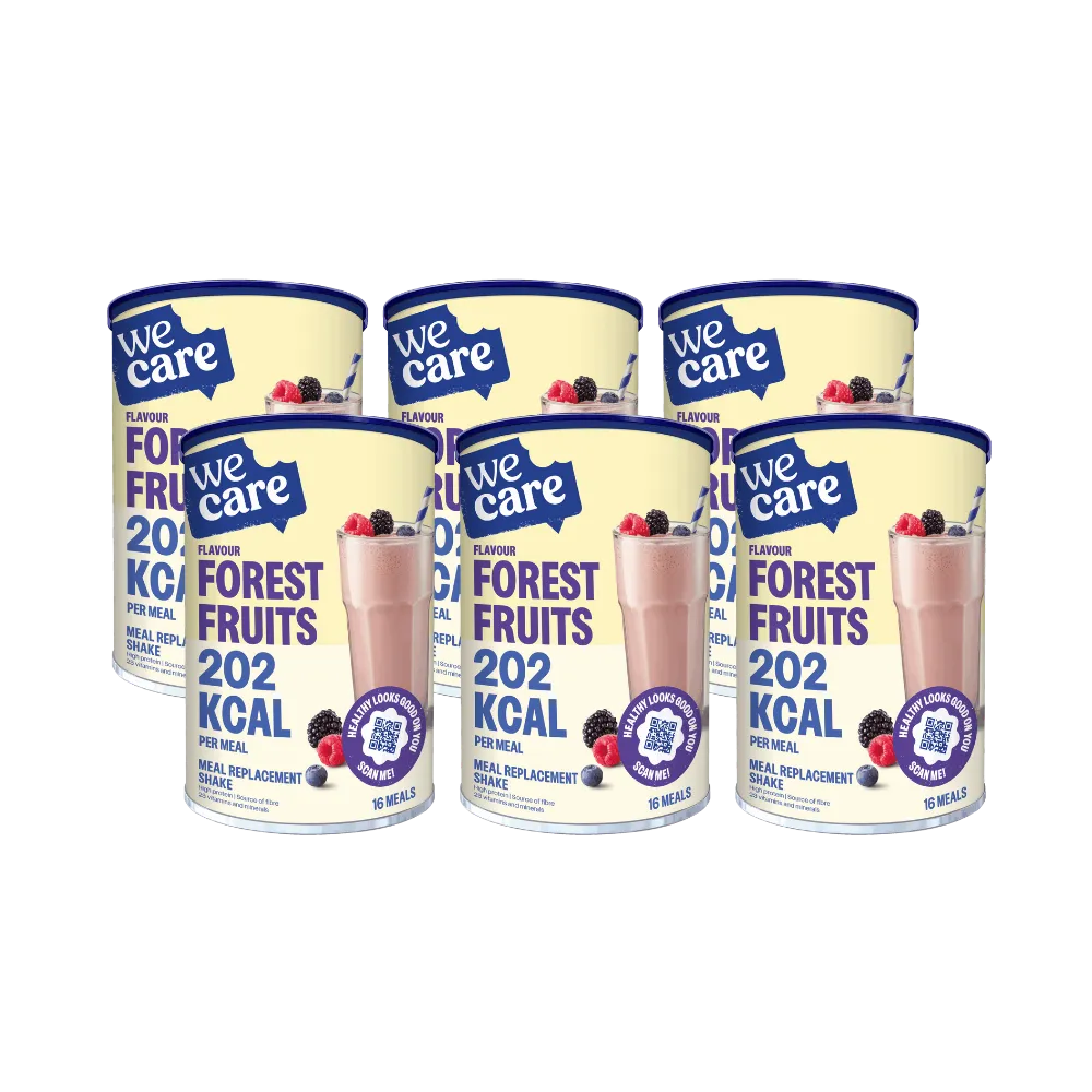 6x WeCare Shake Forest Fruits (436 gr)