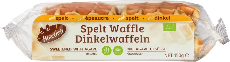 Biscovit Speltwafels Met Agave (150 gr)