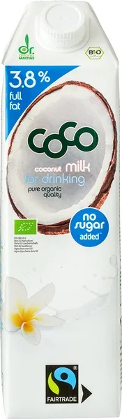 Dr. Antonio Martins Kokosmelk 3,8% (1000 ml)