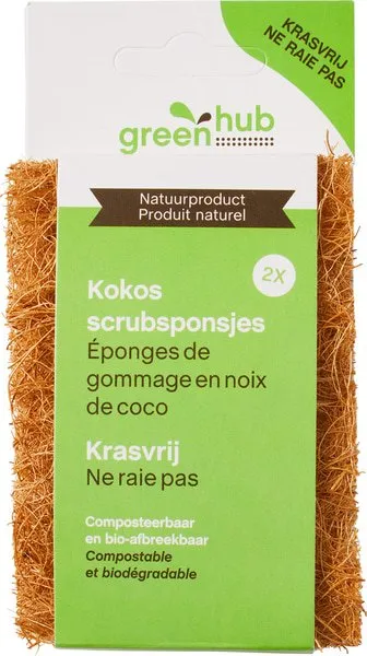 Greenhub Scrubspons (2 stuks)