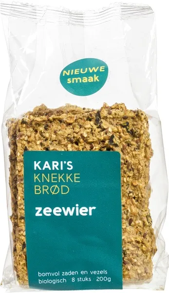Kari's Crackers Knekkebrød Zeewier (200 gr)
