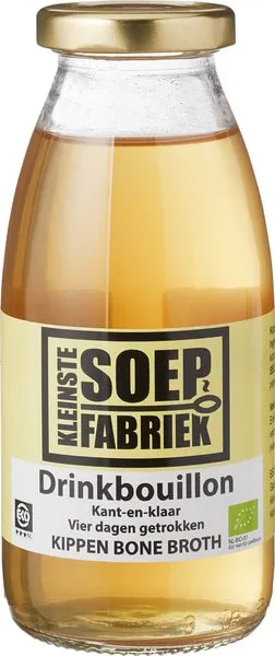 Kleinstesoepfabriek Drinkbouillon Kip (245 ml)